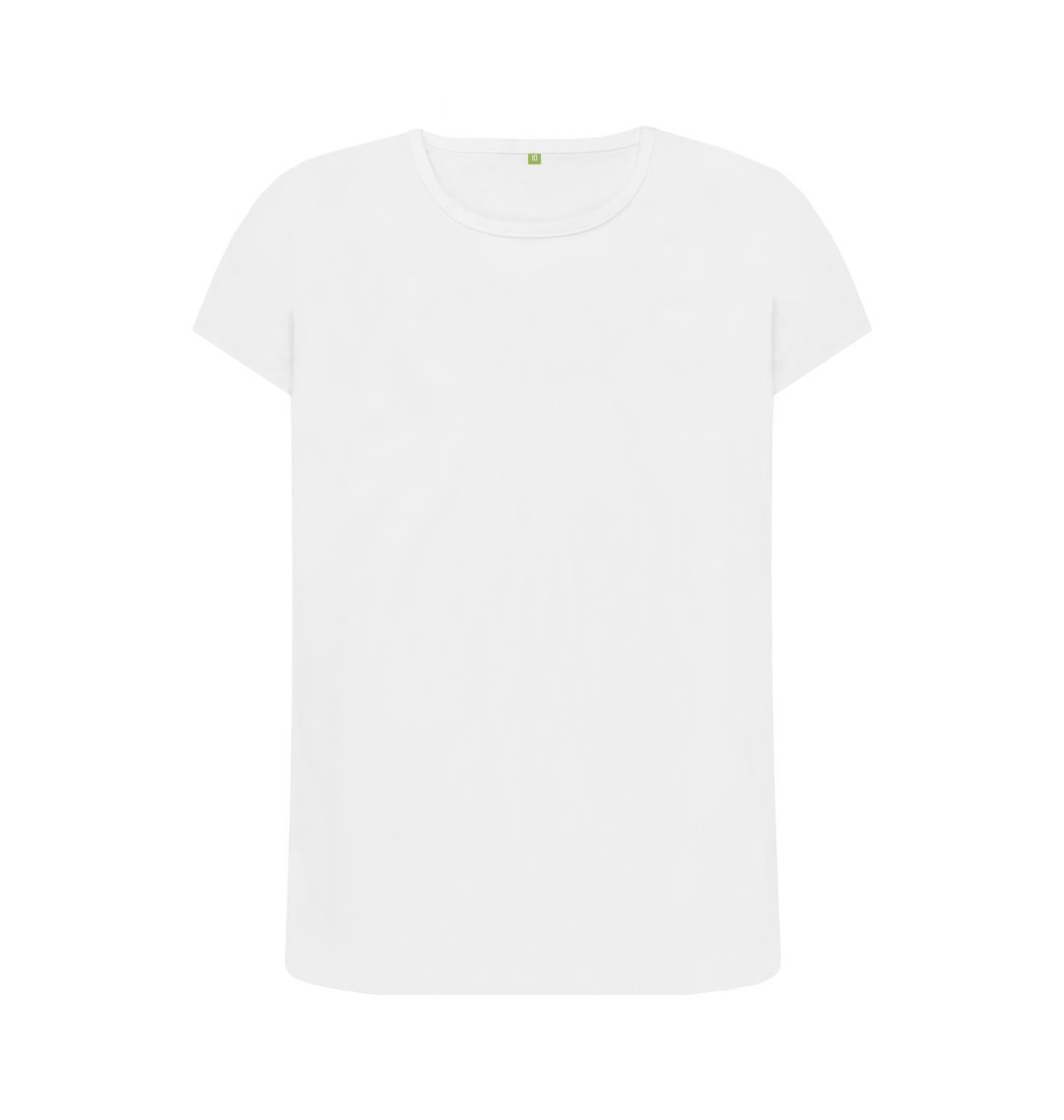 White \\ud83c\\uddec\\ud83c\\udde7 Empty Canvas - Women's Organic Crew Neck T-shirt (Light)