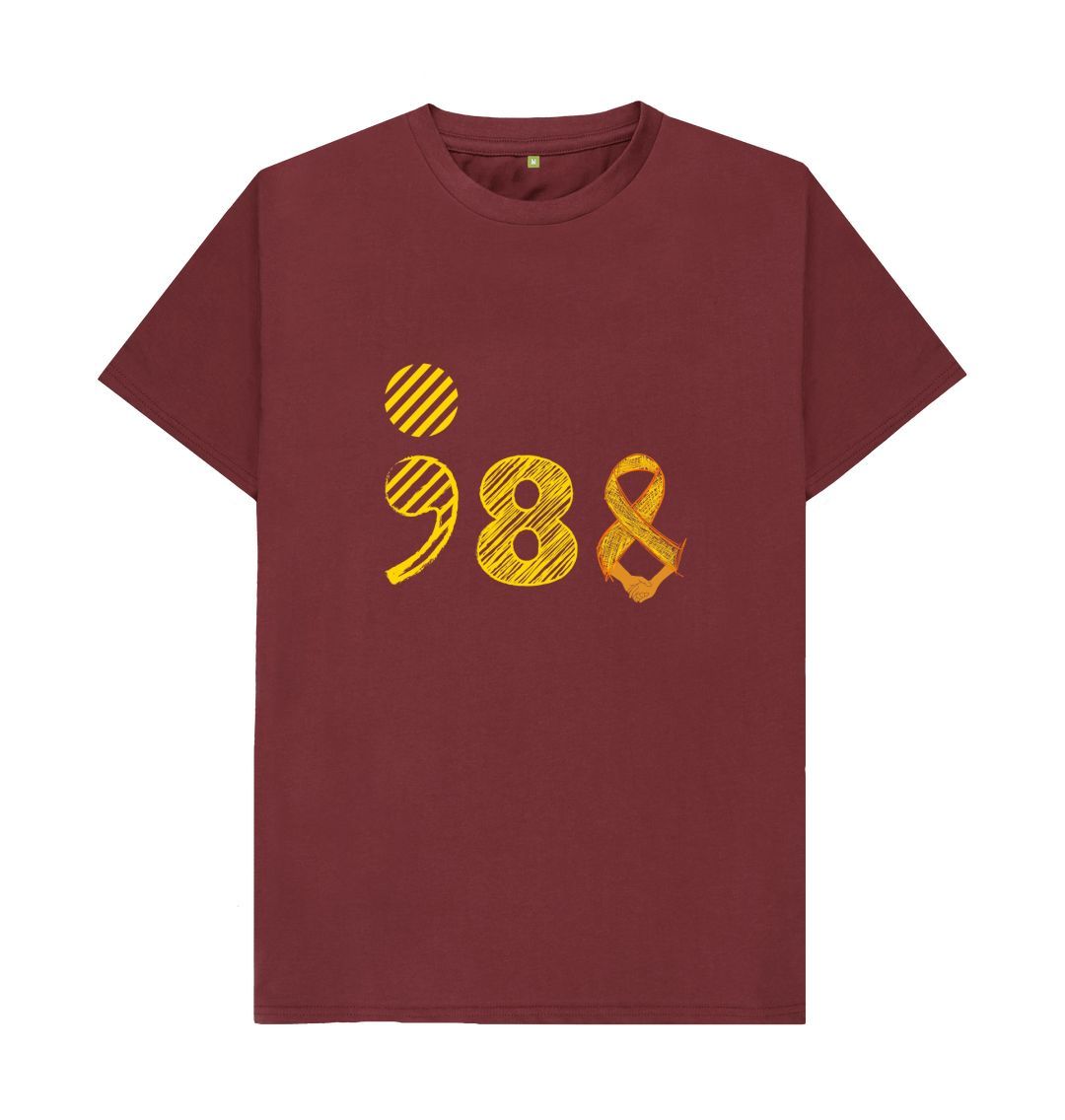 Red Wine \ud83c\uddec\ud83c\udde7 988 - Unisex Organic Cotton T-Shirt