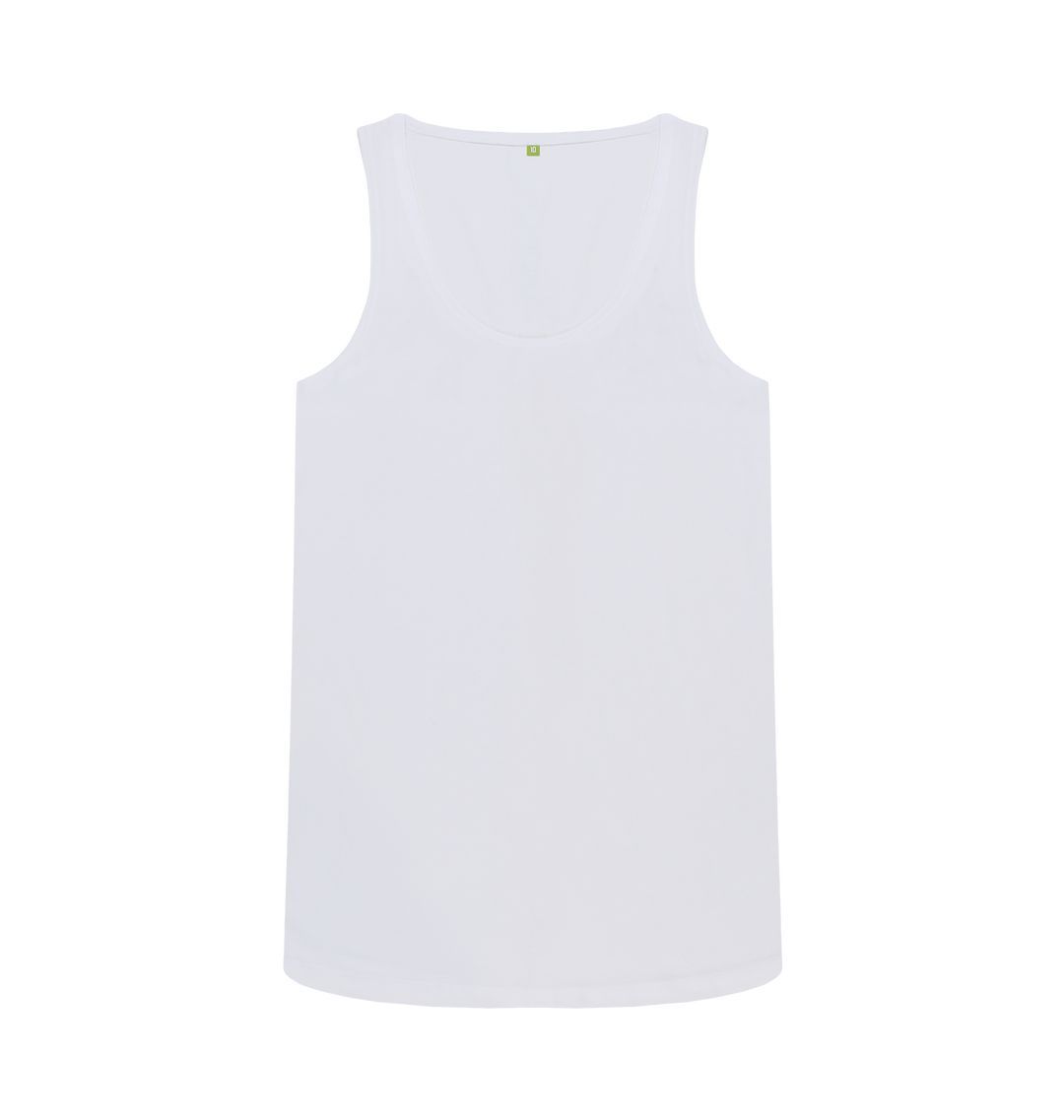 White \\\\ud83c\\\\uddec\\\\ud83c\\\\udde7 Empty Canvas - Women's Organic Vest Top