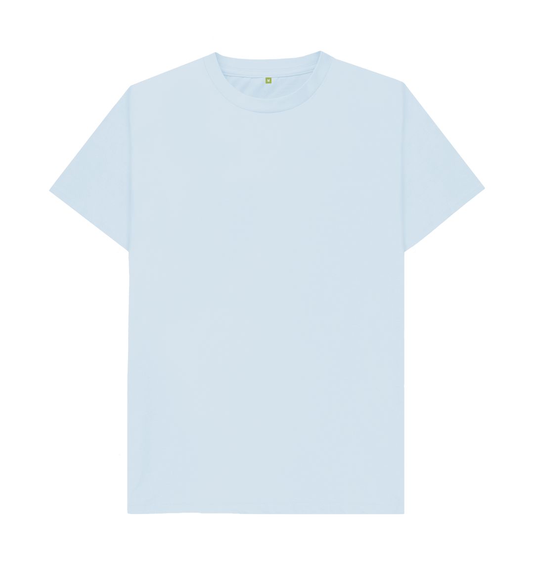 Sky Blue \\ud83c\\uddec\\ud83c\\udde7 Empty Canvas - Unisex Organic Cotton T-Shirt (Light)