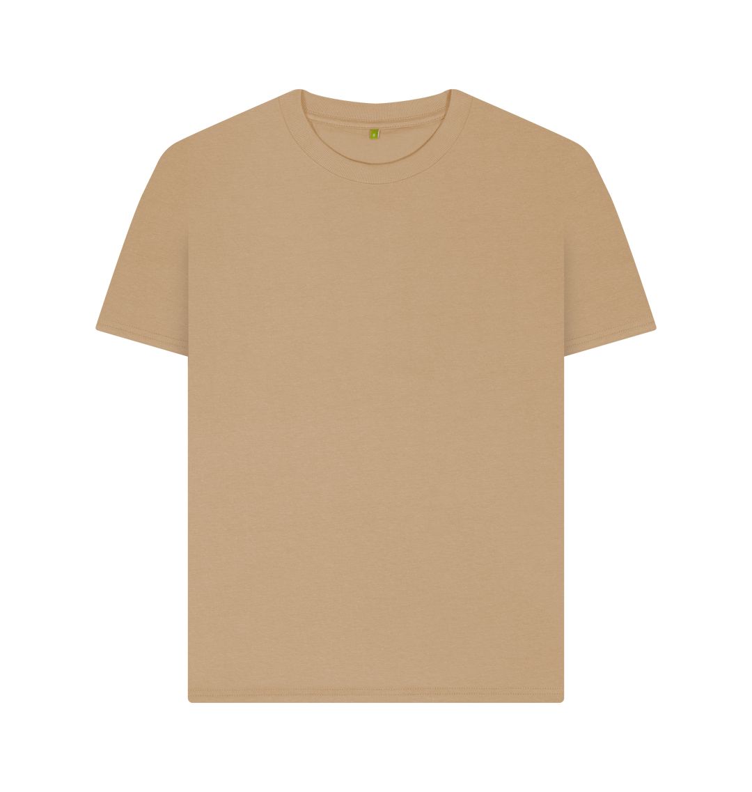 Sand \\ud83c\\uddec\\ud83c\\udde7 Empty Canvas - Women's Organic Cotton T-Shirt