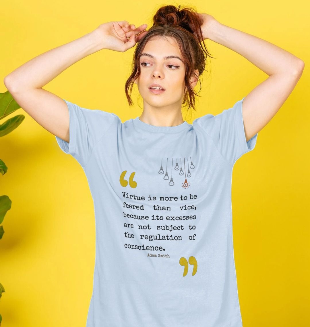 🇬🇧 Virtue Is More To Be Feared Than Vice (Light)- Unisex Organic Cotton T-Shirt