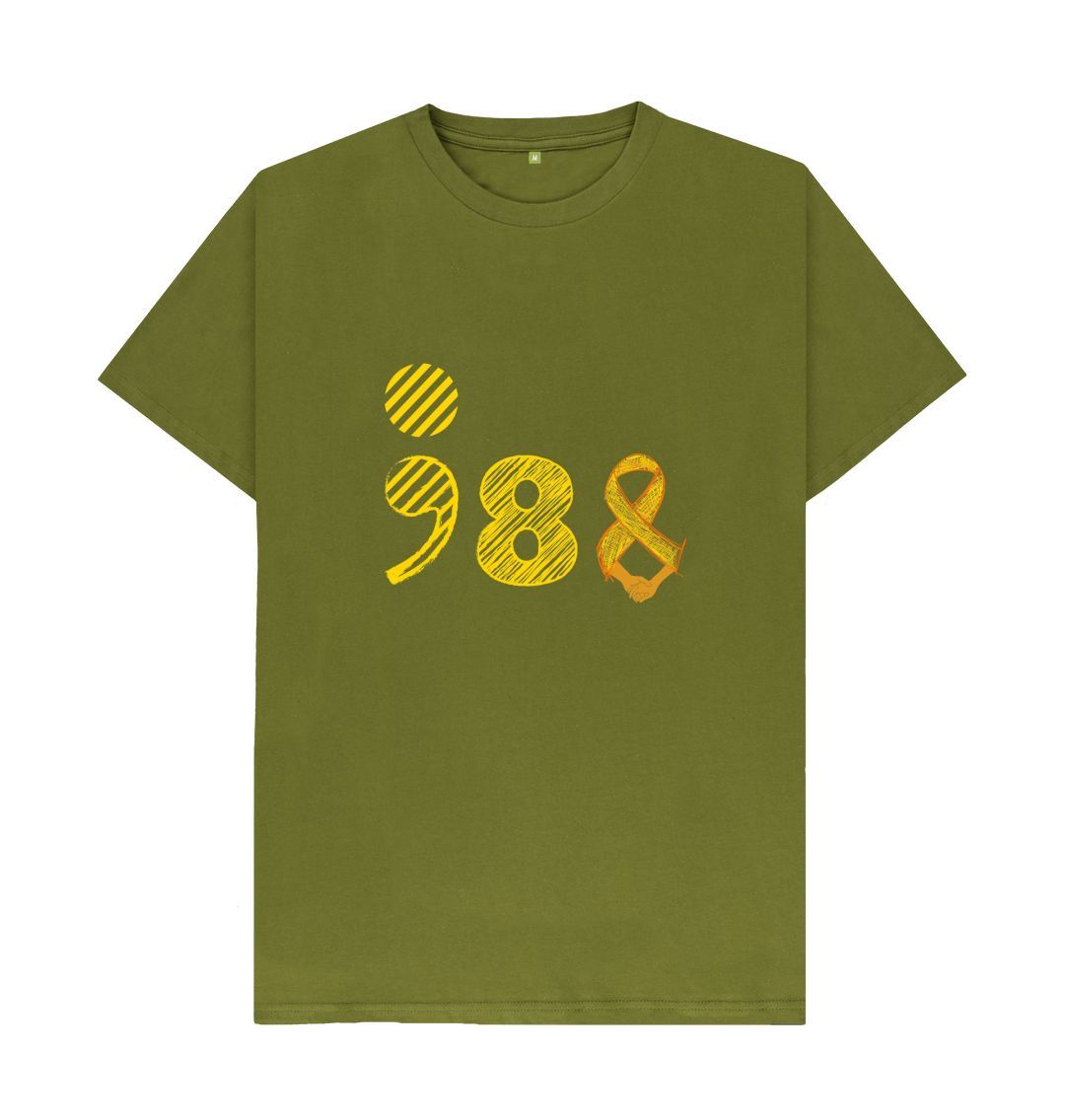 Moss Green \ud83c\uddec\ud83c\udde7 988 - Unisex Organic Cotton T-Shirt