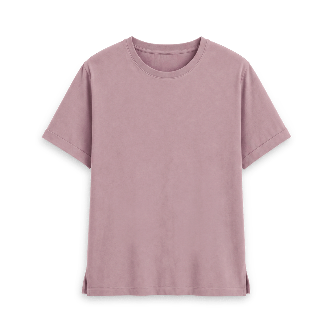 Mauve Printed T-shirt Front
