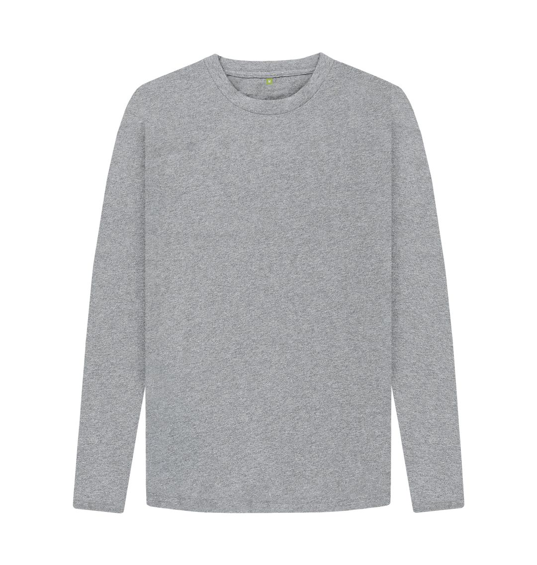 Athletic Grey \ud83c\uddec\ud83c\udde7 Men's Organic Long Sleeve T-shirt