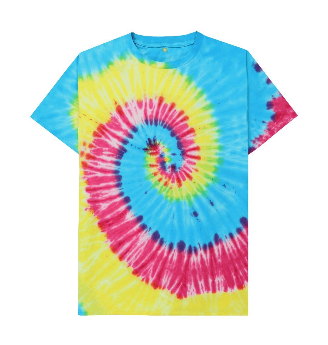 Tie Dye \\ud83c\\uddec\\ud83c\\udde7 Empty Canvas - Unisex Organic Cotton T-Shirt (Light)