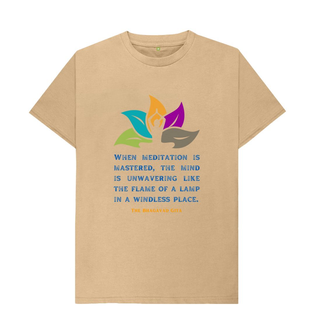 Sand \\\\ud83c\\\\uddec\\\\ud83c\\\\udde7 Meditation: The Ultimate Mind Medicine (Light) - Unisex Organic Cotton T-Shirt