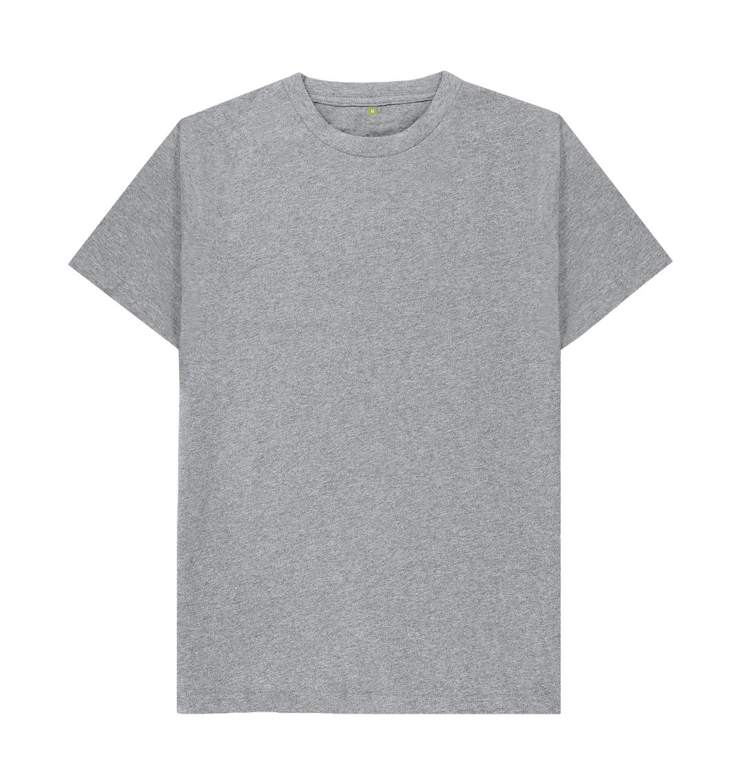 Athletic Grey \\ud83c\\uddec\\ud83c\\udde7 Empty Canvas - Unisex Organic Cotton T-Shirt (Light)