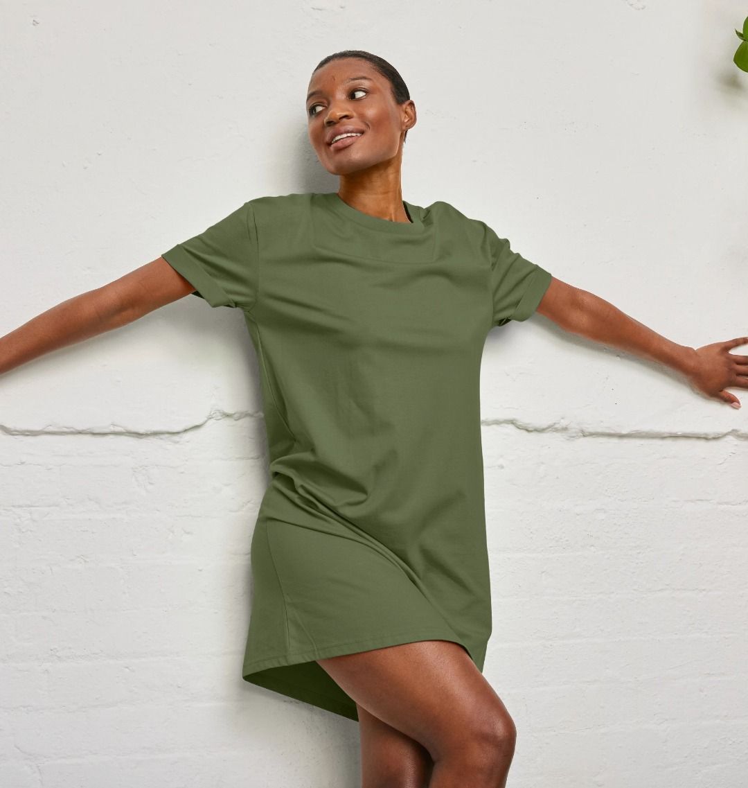 🇬🇧 Empty Canvas - Women's Organic T-shirt Dress