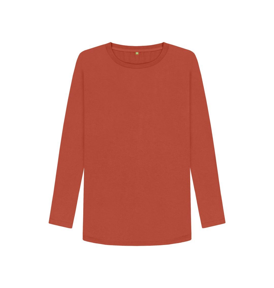 Rust \\\\ud83c\\\\uddec\\\\ud83c\\\\udde7 Empty Canvas - Women's Organic Long Sleeve T-shirt