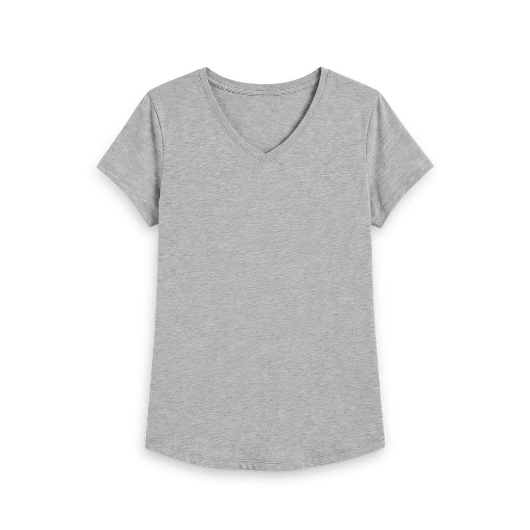 Athletic Grey Printed T-shirt Front