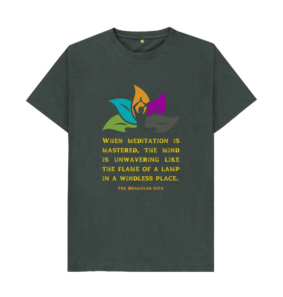 Dark Grey \\\\\\\\ud83c\\\\\\\\uddec\\\\\\\\ud83c\\\\\\\\udde7 Meditation: The Ultimate Mind Medicine (Dark) - Unisex Organic Cotton T-Shirt