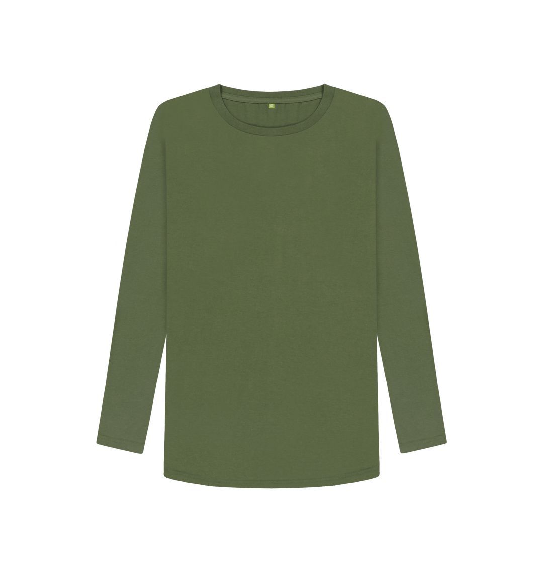 Khaki \\\\ud83c\\\\uddec\\\\ud83c\\\\udde7 Empty Canvas - Women's Organic Long Sleeve T-shirt