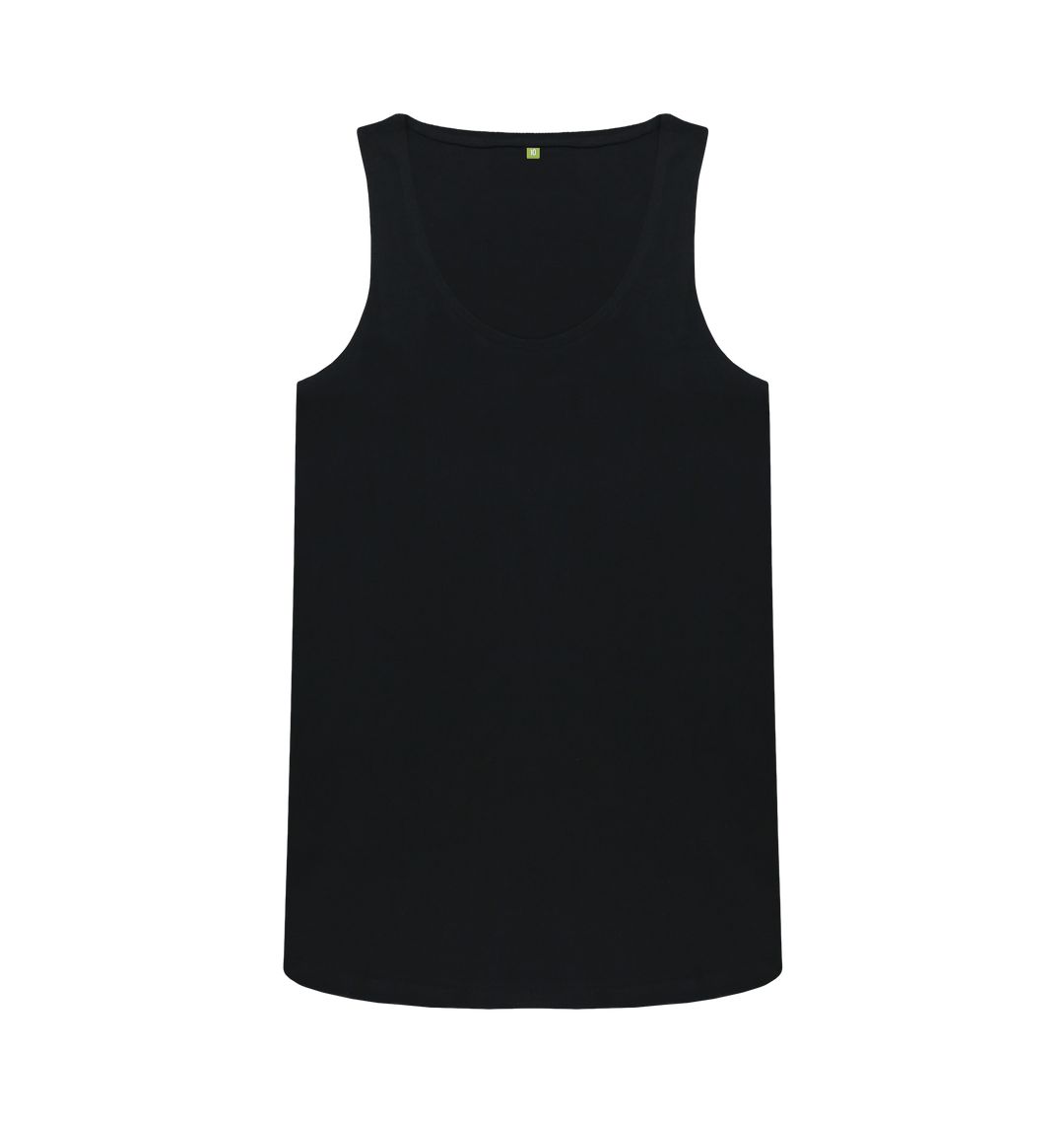 Black \\\\ud83c\\\\uddec\\\\ud83c\\\\udde7 Empty Canvas - Women's Organic Vest Top